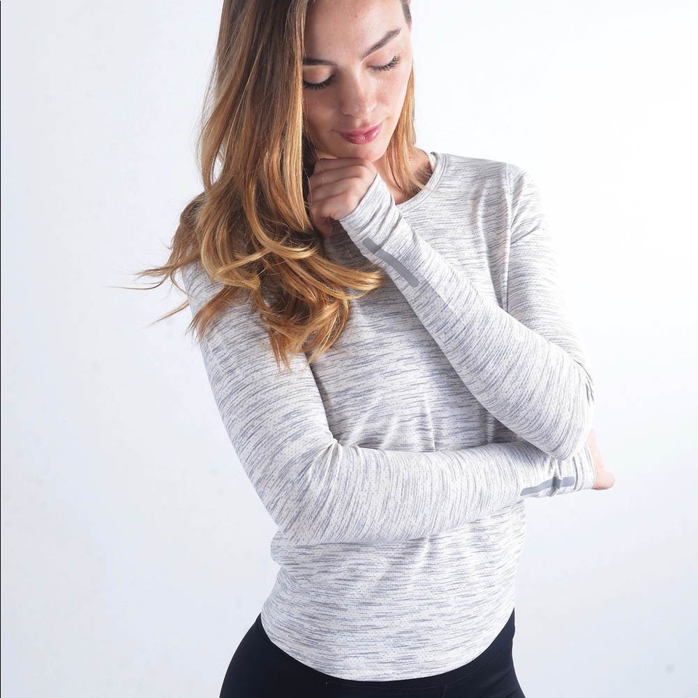 Ash Split Back Long Sleeve T